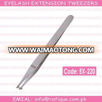 Long Chisel Point Eyelash Extension Tweezers for 2D 3D 4D 5D 6D 8D 10D Lashes and 0.03mm Fans