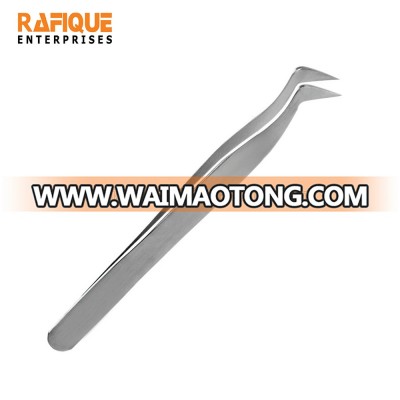 New 2019 Thick German Stainless Steel Professional Volume Tweezers with Wide Tip / Pro Volume Tweezers by Rafique Enterprises